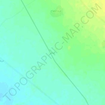 An Nada topographic map, elevation, terrain