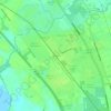 Bullion topographic map, elevation, terrain