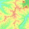 Sligo topographic map, elevation, terrain