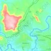 Ficksburg topographic map, elevation, terrain