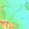 Jujuhan topographic map, elevation, terrain