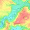 Champbenoist topographic map, elevation, terrain