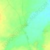 Birnin Bako topographic map, elevation, terrain