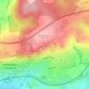 Zechenberg topographic map, elevation, terrain