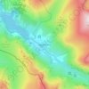 Nant Peris topographic map, elevation, terrain