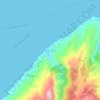 Κάτω Ράχες topographic map, elevation, terrain