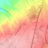 Tanguay topographic map, elevation, terrain