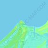 Onslow topographic map, elevation, terrain