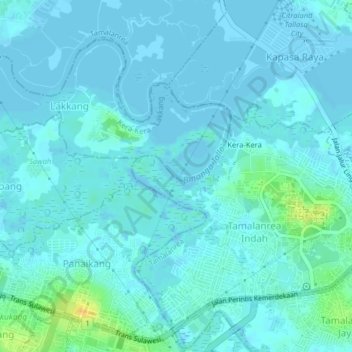 Macero topographic map, elevation, terrain