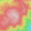 Frazier Mountain topographic map, elevation, terrain
