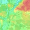 Skogstorp topographic map, elevation, terrain
