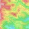 Črni vrh topographic map, elevation, terrain