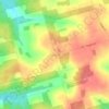 Toronto topographic map, elevation, terrain