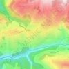 Baabdat topographic map, elevation, terrain