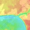 Les Grillons topographic map, elevation, terrain