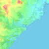 Portocristo topographic map, elevation, terrain