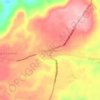 Linggang Bigung topographic map, elevation, terrain