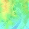 Oragadam topographic map, elevation, terrain