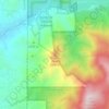 Picacho Peak topographic map, elevation, terrain