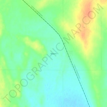Boyero topographic map, elevation, terrain