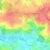Boigneberg topographic map, elevation, terrain