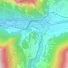 St-Jean topographic map, elevation, terrain