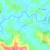 Pandaloor topographic map, elevation, terrain