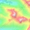 Pigeon Peak topographic map, elevation, terrain