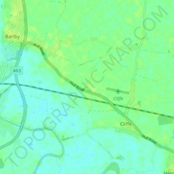 Lund topographic map, elevation, terrain