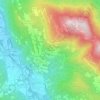 Castendallo topographic map, elevation, terrain