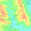 Toft topographic map, elevation, terrain
