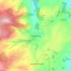 Clocaenog topographic map, elevation, terrain