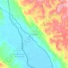 Sipahutar topographic map, elevation, terrain