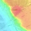 جبل الحويش topographic map, elevation, terrain