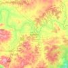 Jagdalpur topographic map, elevation, terrain