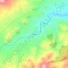 Xiquena topographic map, elevation, terrain