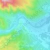 Robinet - Point d'eau topographic map, elevation, terrain