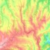 Trullo topographic map, elevation, terrain