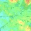Voldby topographic map, elevation, terrain
