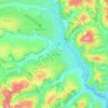 Minembwe topographic map, elevation, terrain