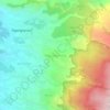 Segorogunung topographic map, elevation, terrain