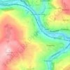 Boulderclough topographic map, elevation, terrain