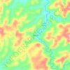 Baras topographic map, elevation, terrain