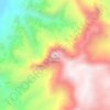 Thumb topographic map, elevation, terrain