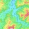 Dillhaus topographic map, elevation, terrain