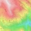 Doklam Plateau topographic map, elevation, terrain