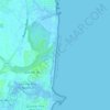 Canet-en-Roussillon topographic map, elevation, terrain