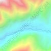 Modung topographic map, elevation, terrain