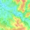 Heurtebise topographic map, elevation, terrain