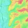 Frogham topographic map, elevation, terrain
